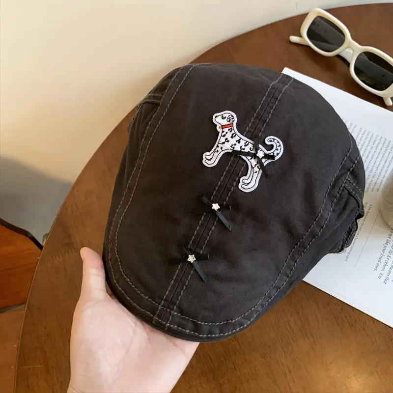 Japanese Style Retro Puppy Hat for Women Summer - Image 3