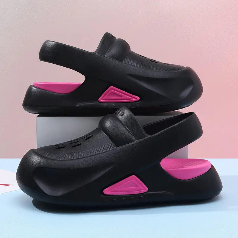 2025 Spring and Summer New Women's Croc Shoes Thick Sole Non-Slip Wear-Resistant Fashion Casual Outdoor Factory Direct Sales