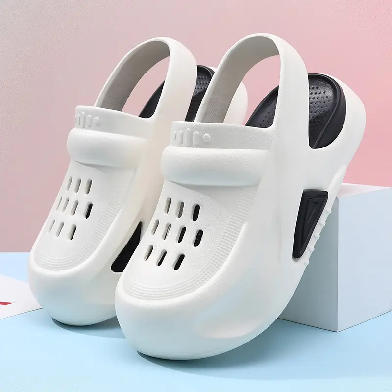 2025 Spring and Summer New Women's Croc Shoes Thick Sole Non-Slip Wear-Resistant Fashion Casual Outdoor Factory Direct Sales