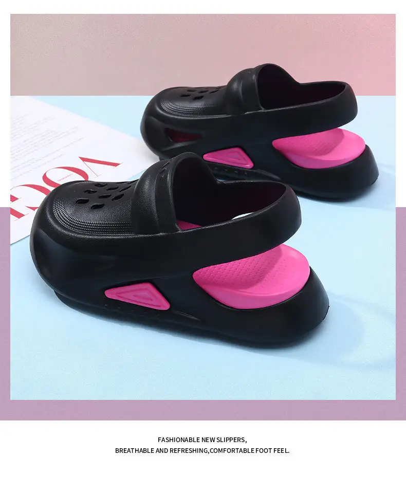 2025 Spring and Summer New Women's Croc Shoes Thick Sole Non-Slip Wear-Resistant Fashion Casual Outdoor Factory Direct Sales — feature 16