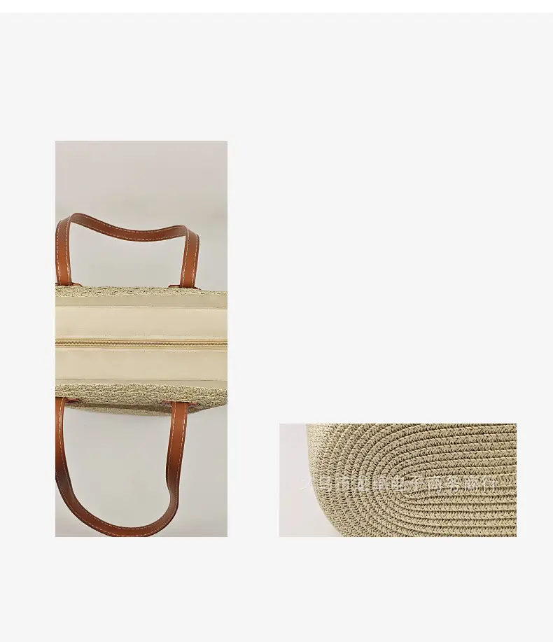 Straw Hat & Tote Set for Summer Travel Beach — feature 12