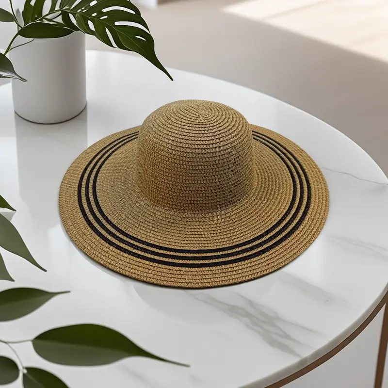 Straw Hat & Tote Set for Summer Travel Beach - Image 19