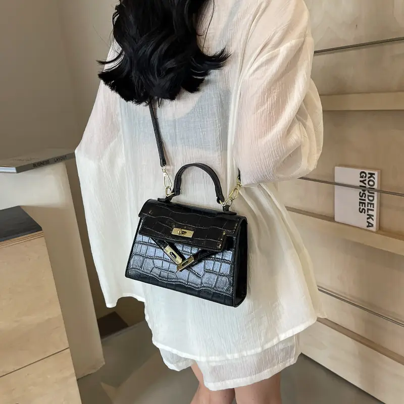 Vintage Brown Kelly Bag for Women Shoulder Crossbody - Image 8
