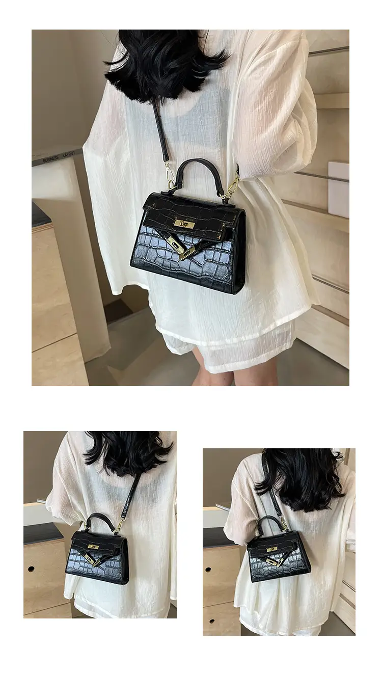 Vintage Brown Kelly Bag for Women Shoulder Crossbody — feature 13