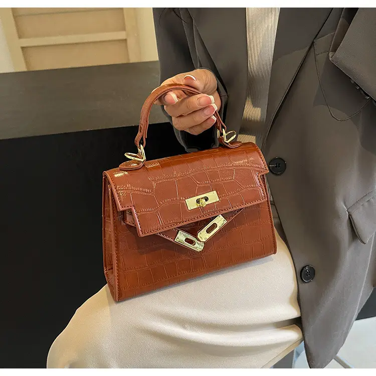 Vintage Brown Kelly Bag for Women Shoulder Crossbody — feature 32
