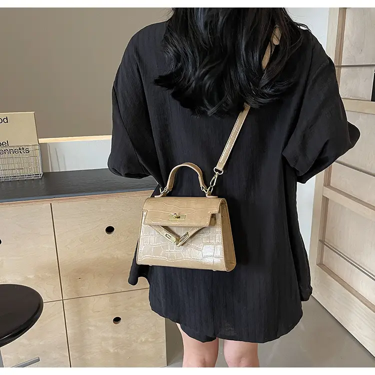Vintage Brown Kelly Bag for Women Shoulder Crossbody — feature 47