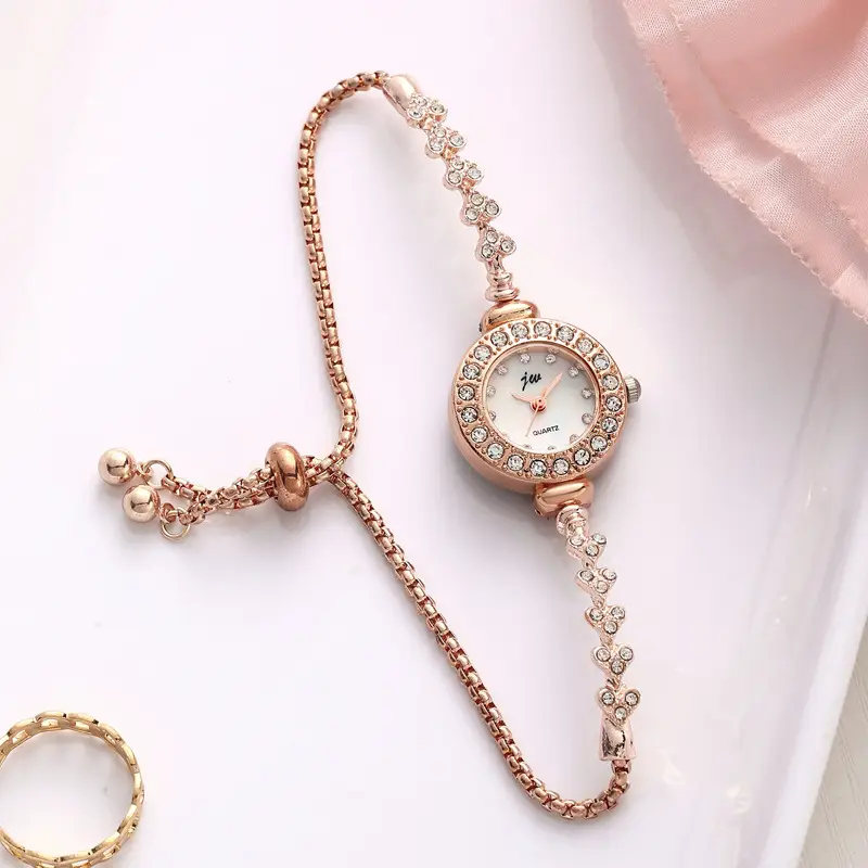 Goldie Women's Full Diamond Bracelet Watch