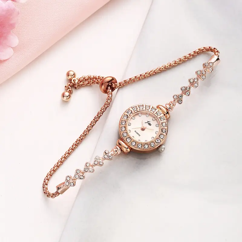 Goldie Women's Full Diamond Bracelet Watch