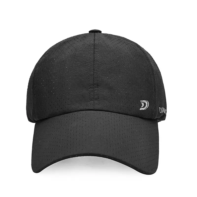 Men's Black Diagon Sun Hat with Pore Design