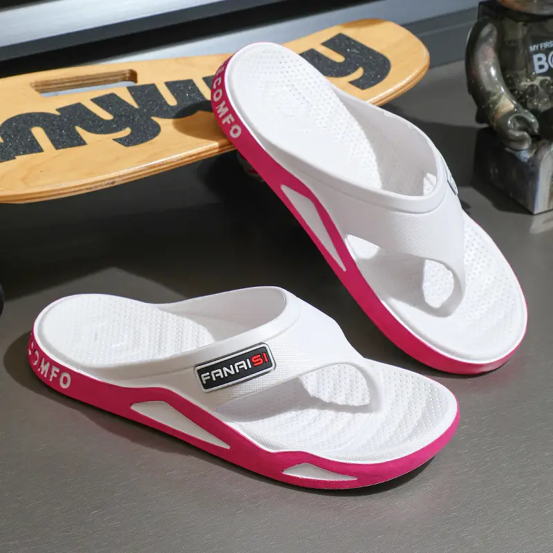 Men's Rocky Casual Sandals Black Brown Flip Flops