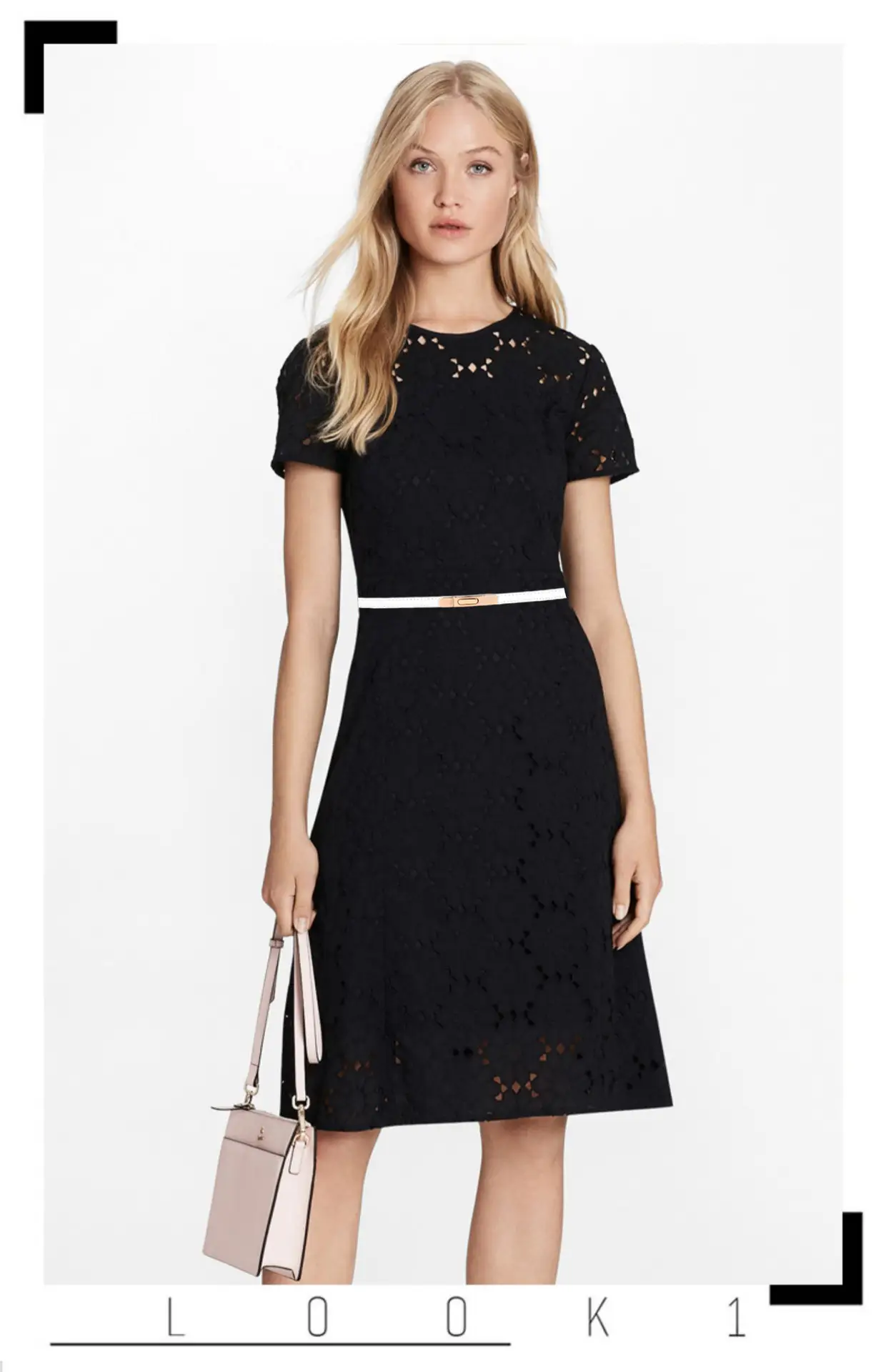 Women's Thin Leather Belt with Gold Clasp — feature 6