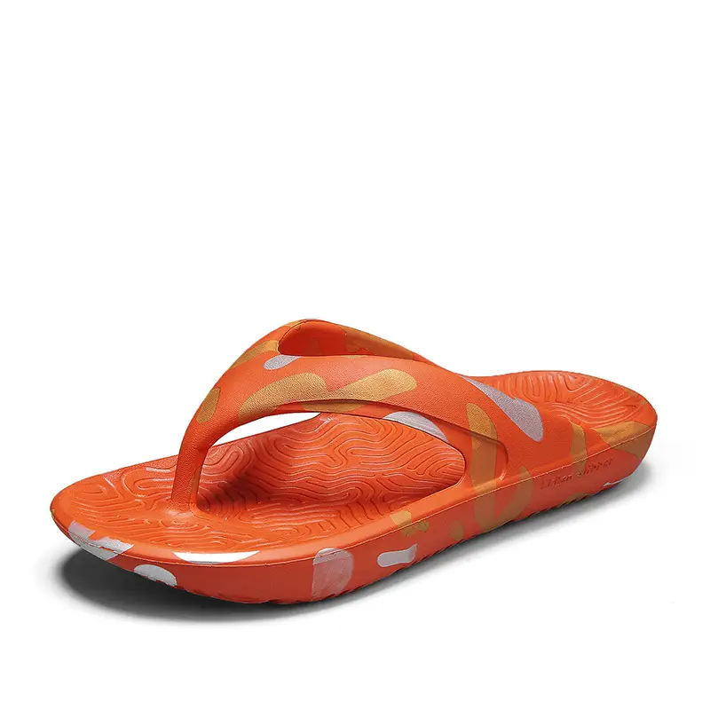 Men's Black Graffiti Flip Flops Wholesale Summer - Image 4