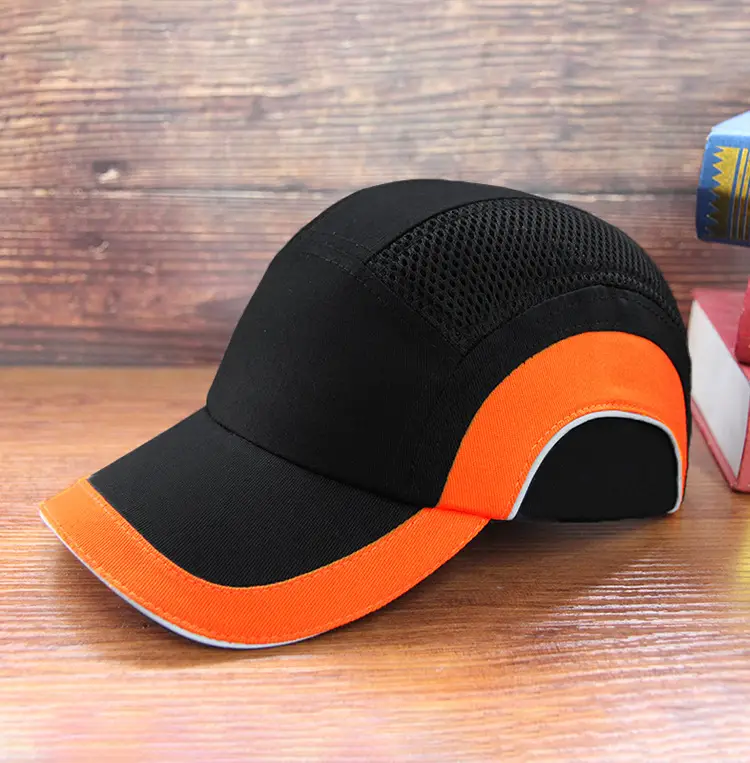 Blue Baseball Cap with Protective Backrest & Anti-Collision Design — feature 1