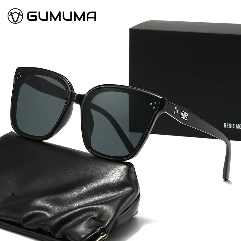 Women Square Frame Sun Glasses 2024 UV Protective