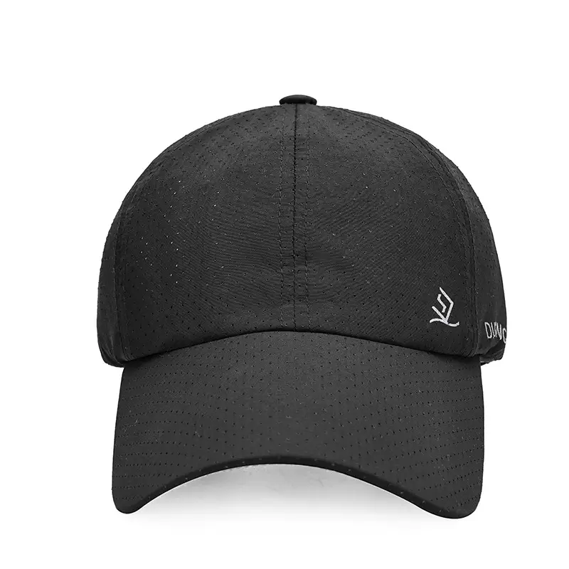 Women Running Cap Black Breathable Sun Protection - Image 8
