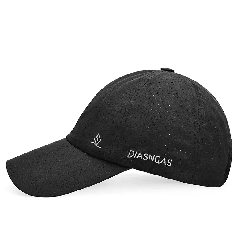 Women Running Cap Black Breathable Sun Protection - Image 9