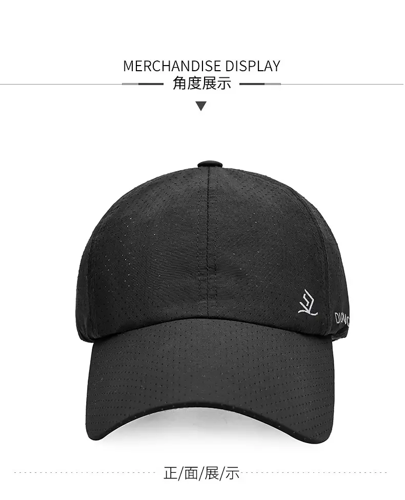 Women Running Cap Black Breathable Sun Protection — feature 8