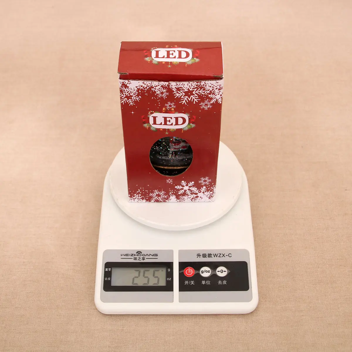Christmas Water Injection Candle Lamp with LED Light — feature 7
