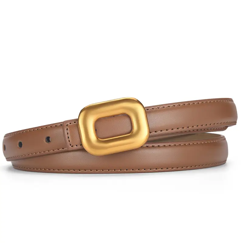 Winter Clearance Genuine Leather Belt Black Brown Brown - Image 8