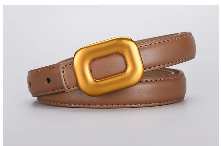 Winter Clearance Genuine Leather Belt Black Brown Brown — feature 21