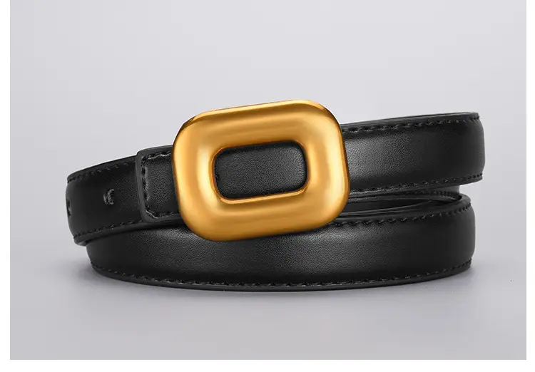 Winter Clearance Genuine Leather Belt Black Brown Brown — feature 34