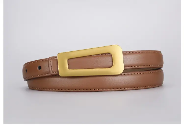 Winter Clearance Genuine Leather Belt Black Brown Brown — feature 40
