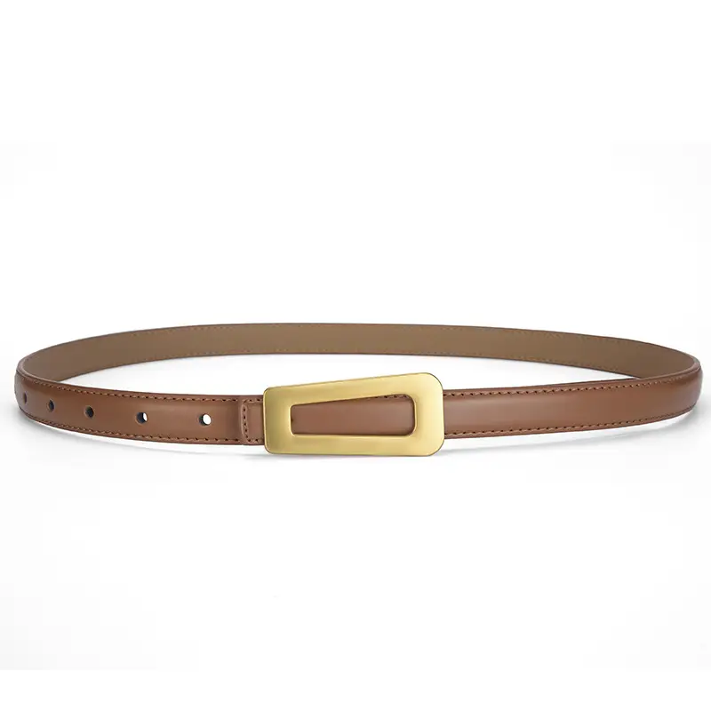 Winter Clearance Genuine Leather Belt Black Brown Brown - Image 2