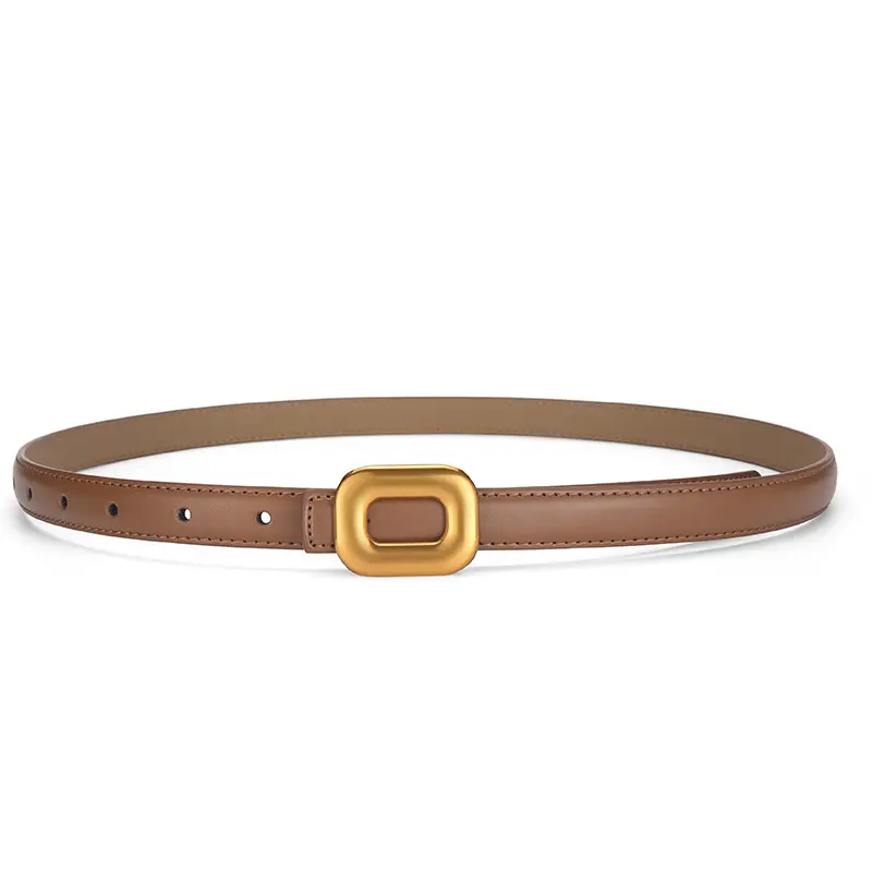 Winter Clearance Genuine Leather Belt Black Brown Brown - Image 4