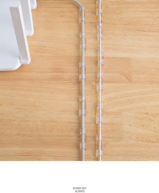 Home essential non-perforated seamless wire organizer wire holder self-adhesive data cable buckle storage network cable routing — feature 4
