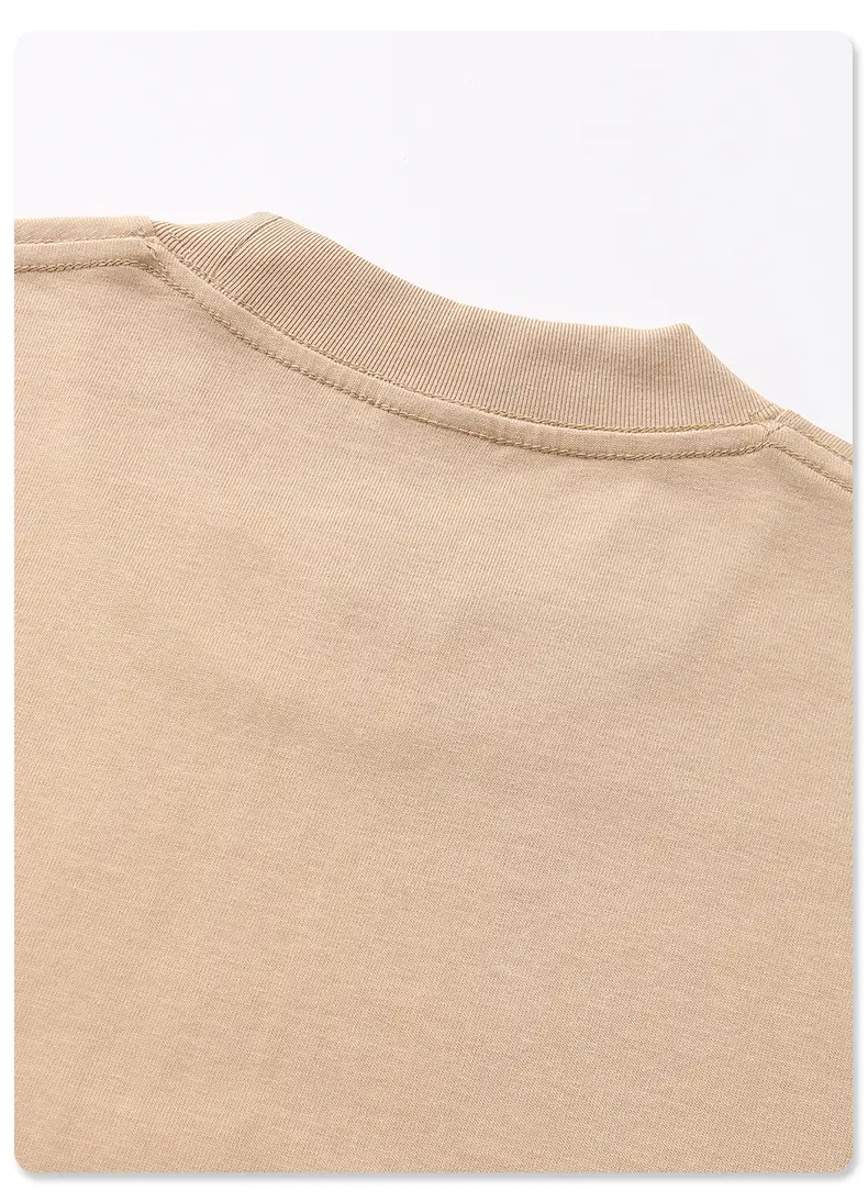 White 305g Cotton Short Sleeve T-Shirt for Men Women — feature 26
