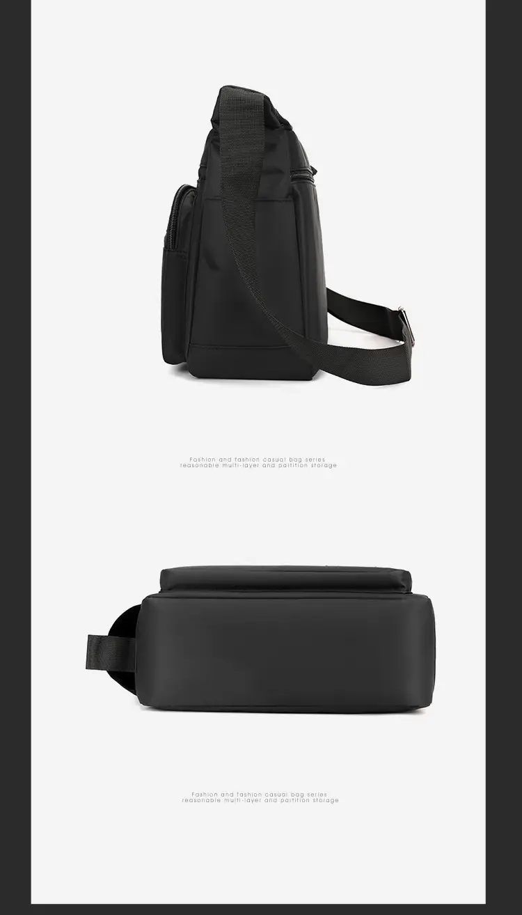 Men's High-end Crossbody Bag Large Capacity Black — feature 24