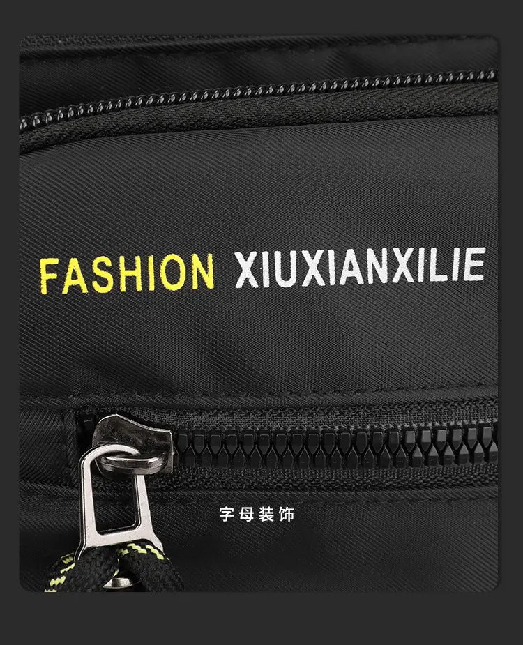 Men's High-end Crossbody Bag Large Capacity Black — feature 29