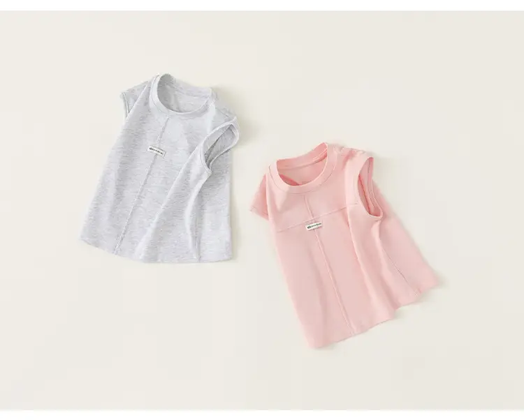 Yubao Boys Sleeveless Pink Vest XY42116 — feature 16