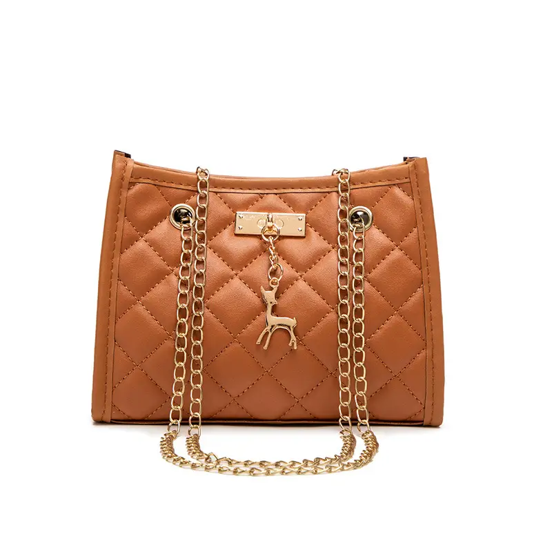Fawn Pendant Crossbody Bag Diamond Embroidered Women