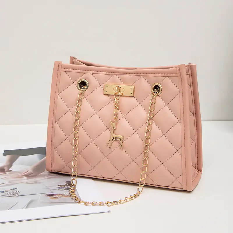 Fawn Pendant Crossbody Bag Diamond Embroidered Women
