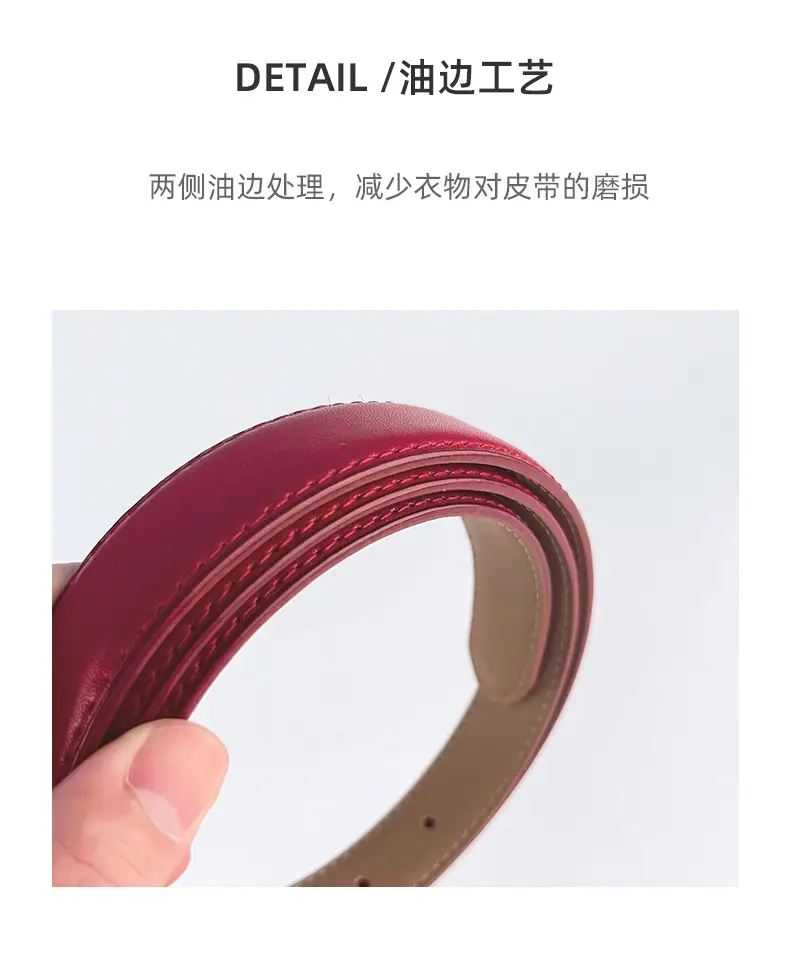 Love Heart Buckle Leather Belt for Women — feature 8