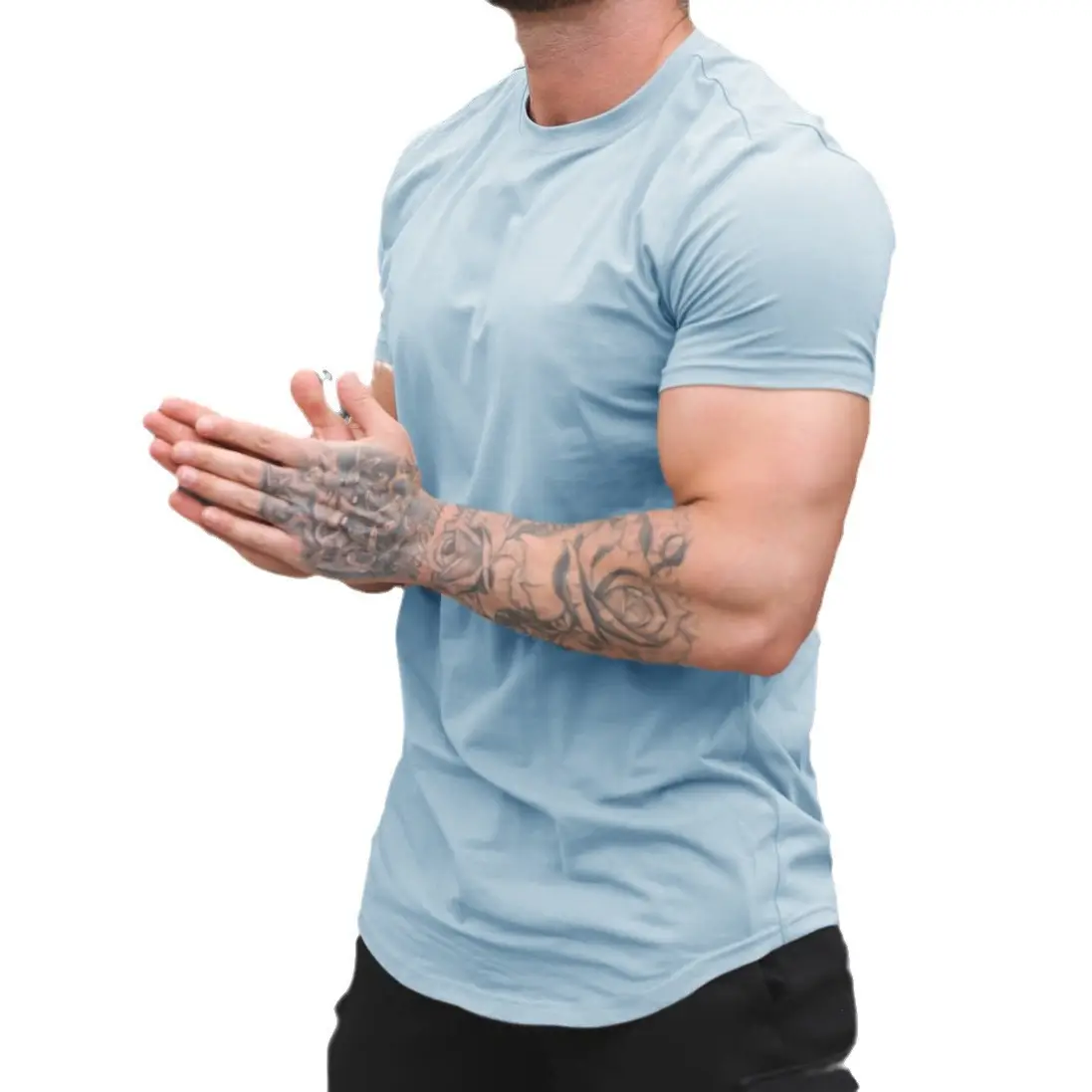 2024 Summer Slim Fit Muscle Doctor T-Shirt Gray — feature 19