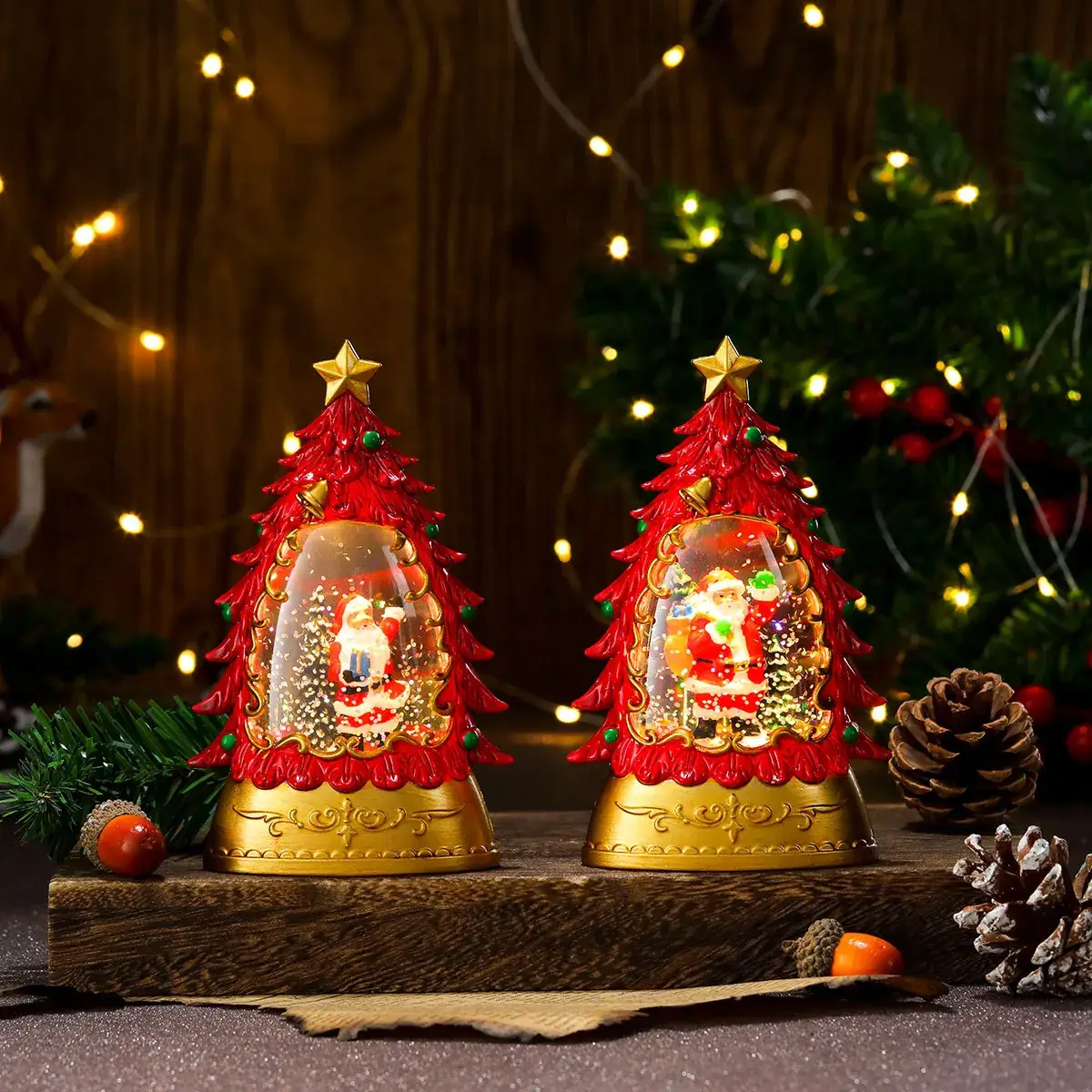 Christmas Tree Shape Candle Lamp for Kids Decor - Image 10
