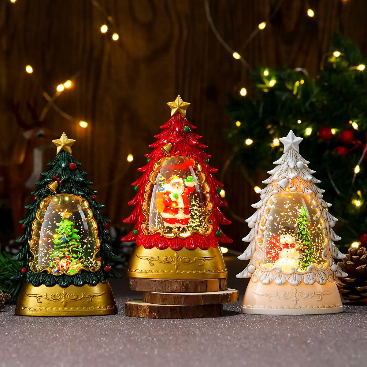 Christmas Tree Shape Candle Lamp for Kids Decor — feature 4