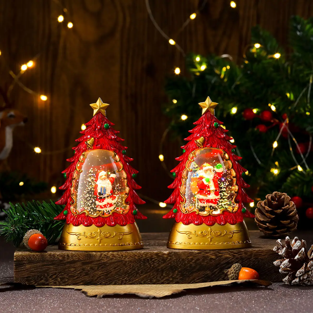 Christmas Tree Shape Candle Lamp for Kids Decor — feature 5