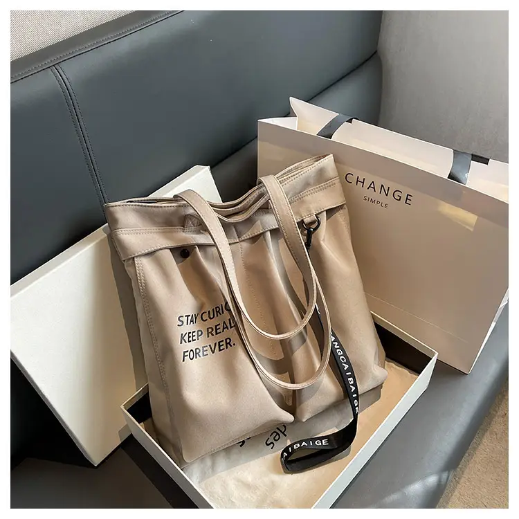 Blue Canvas Shoulder Bag for College Students 2026 — feature 42