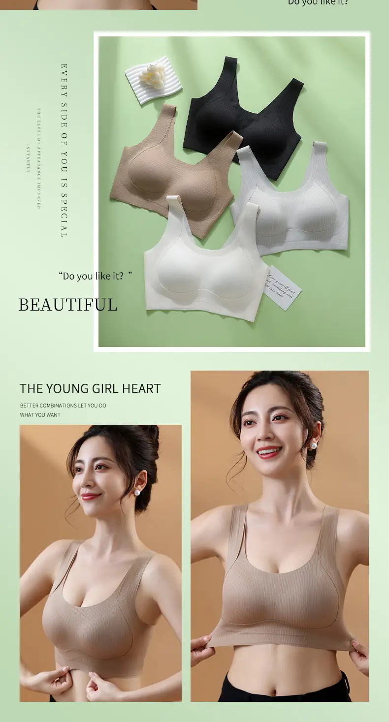 Traceless Push-Up Vest Women Small No Buckle No Steel Ring — feature 20