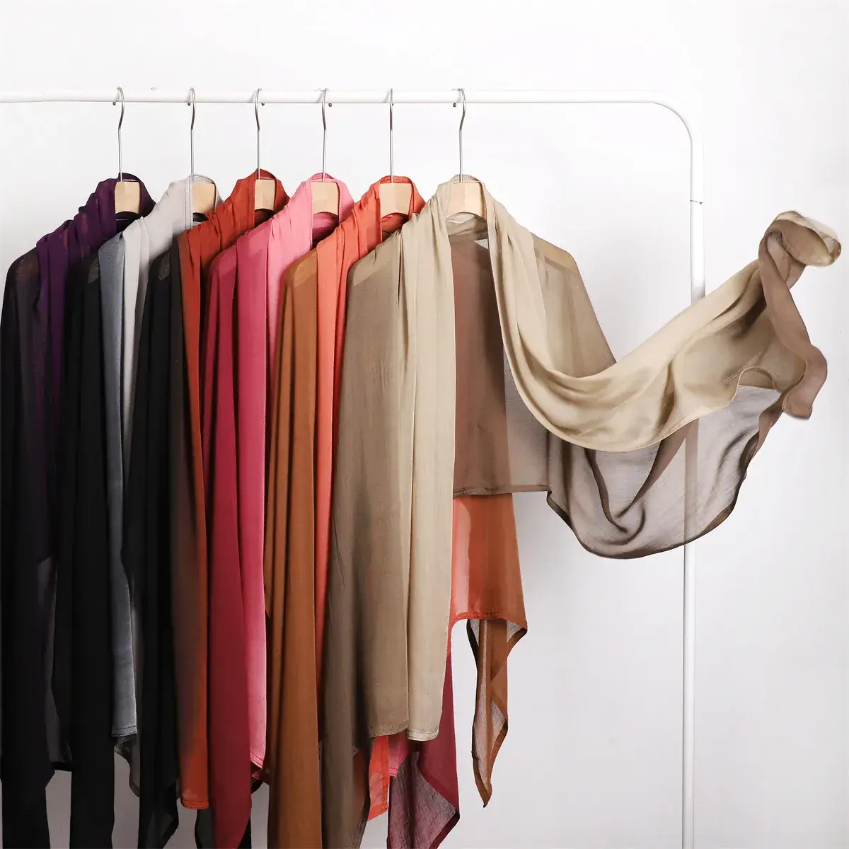 New High Quality Modal Scarf Gradient Cotton Women's Shawl - Image 13