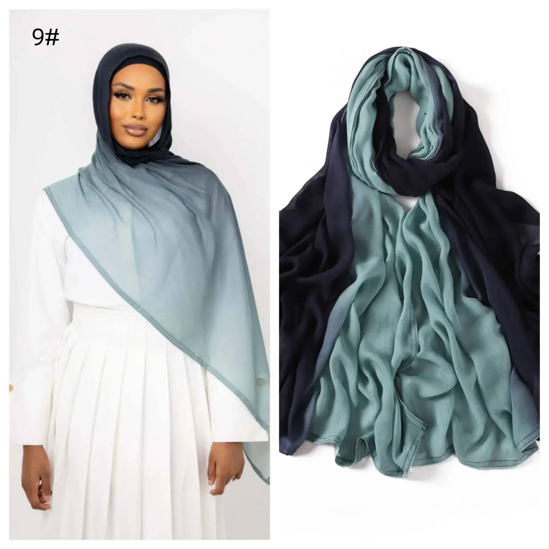 New High Quality Modal Scarf Gradient Cotton Women's Shawl - Image 10