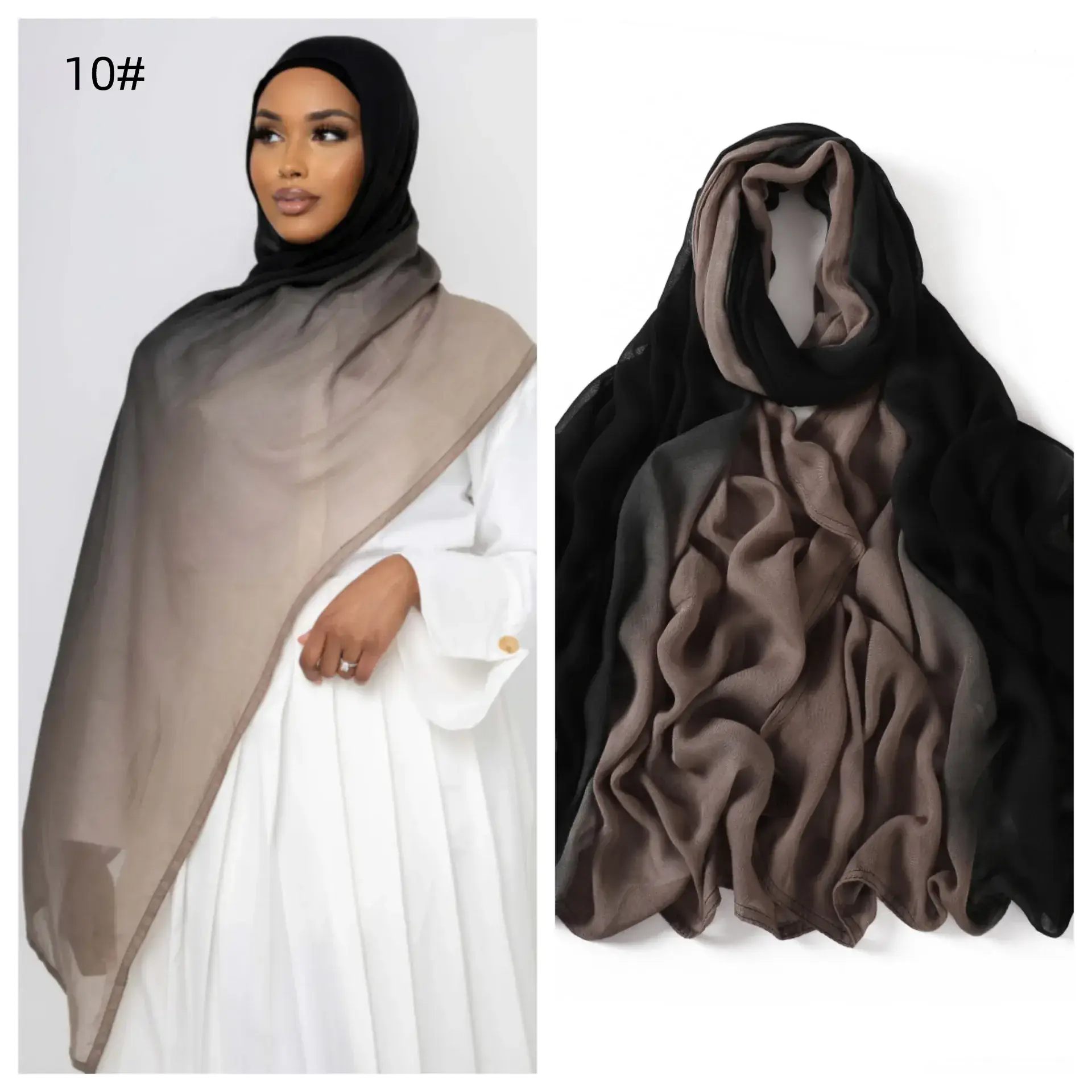 New High Quality Modal Scarf Gradient Cotton Women's Shawl - Image 11