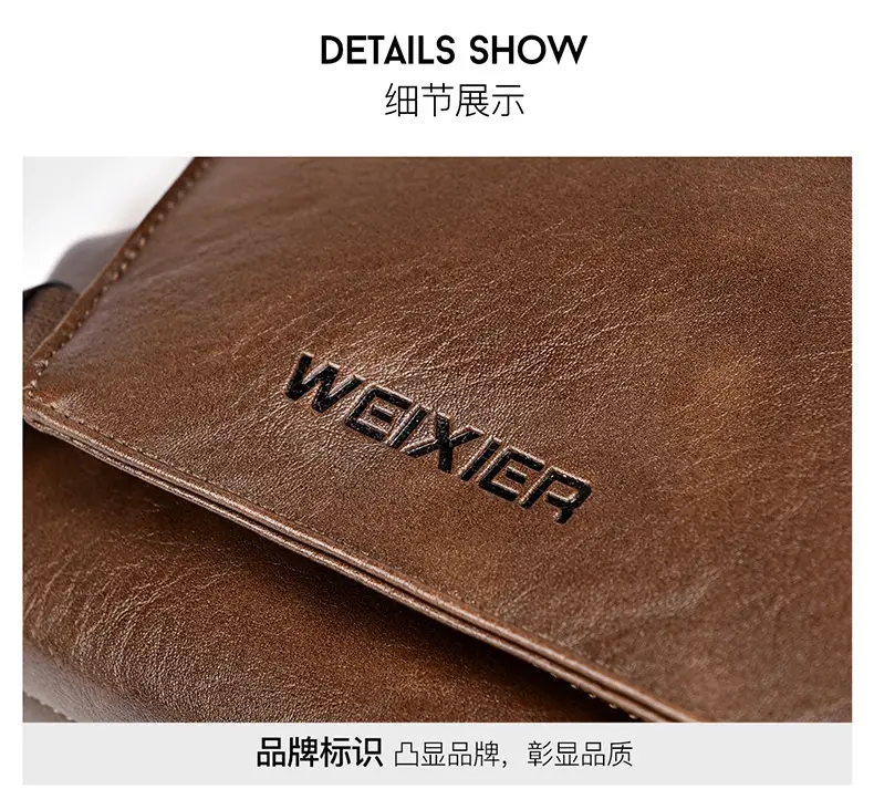 Men Waterproof Crossbody Bag Large Capacity Satchel — feature 24