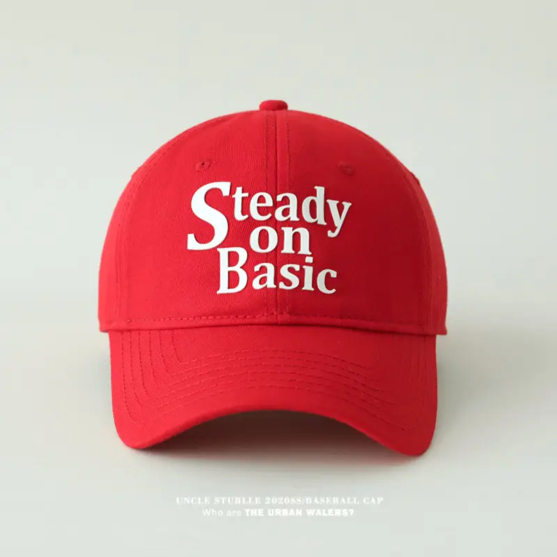 Stubble on Basic Blue Baseball Cap Men Women — feature 12