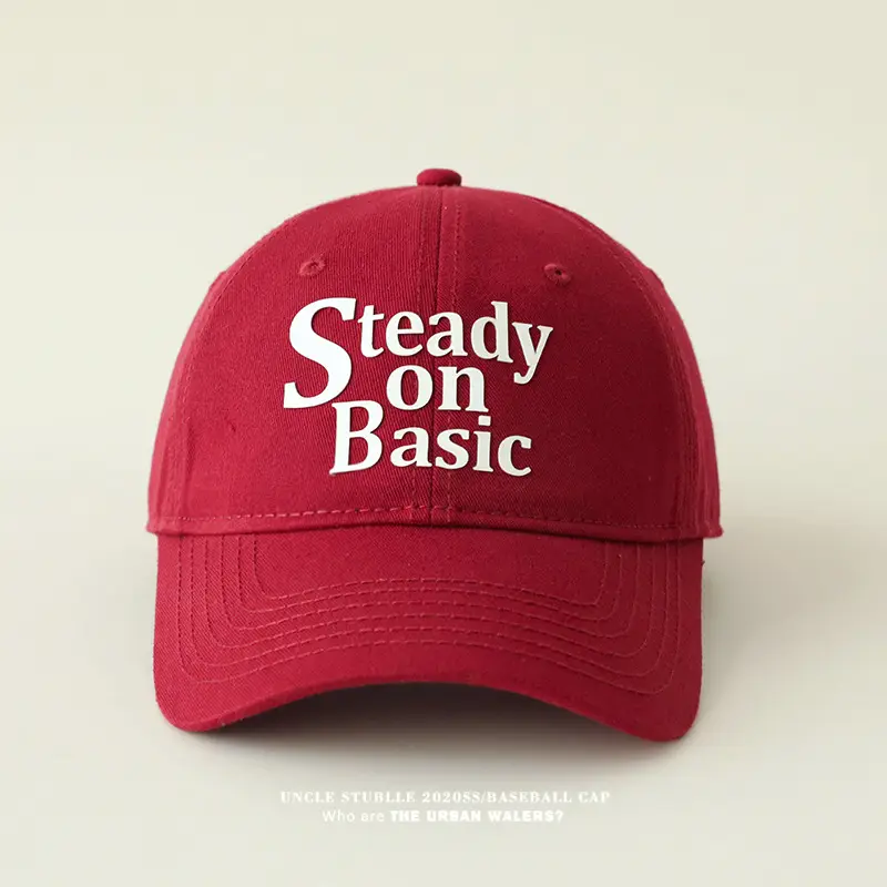 Stubble on Basic Blue Baseball Cap Men Women — feature 13