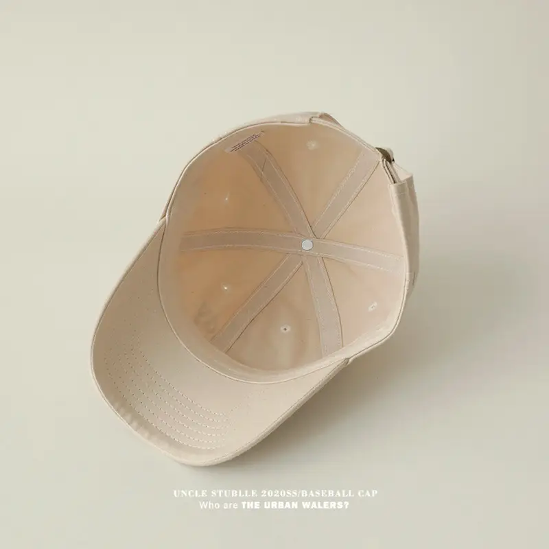 Stubble on Basic Blue Baseball Cap Men Women — feature 4