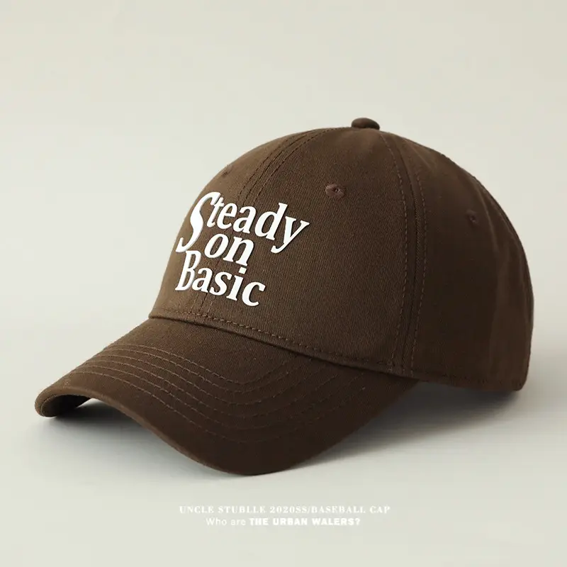 Stubble on Basic Blue Baseball Cap Men Women — feature 8